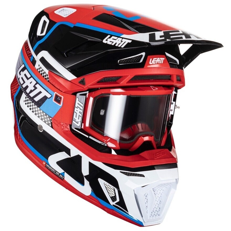 Leatt Moto Cross Helmet KIT MOTO 8.5 V24 RED Red