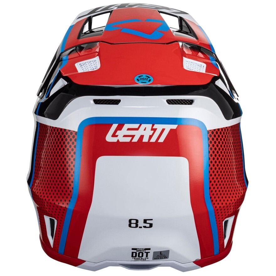 Leatt Moto Cross Helmet KIT MOTO 8.5 V24 RED Red