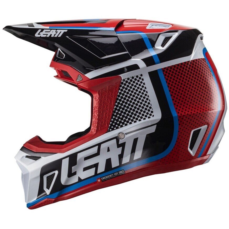 Leatt Moto Cross Helmet KIT MOTO 8.5 V24 RED Red