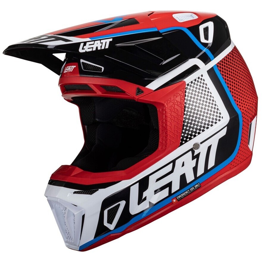 Leatt Moto Cross Helmet KIT MOTO 8.5 V24 RED Red