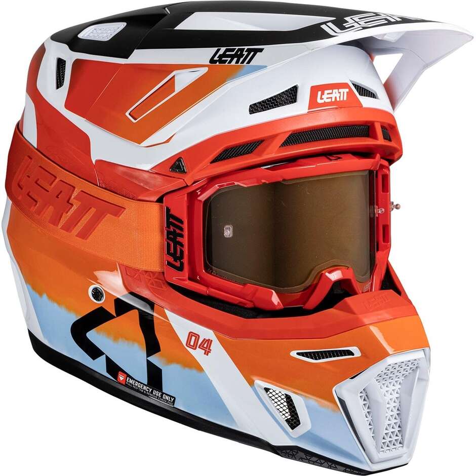 Leatt Moto Cross Helmet KIT MOTO 8.5 V25 GLAMIS Multicoloured