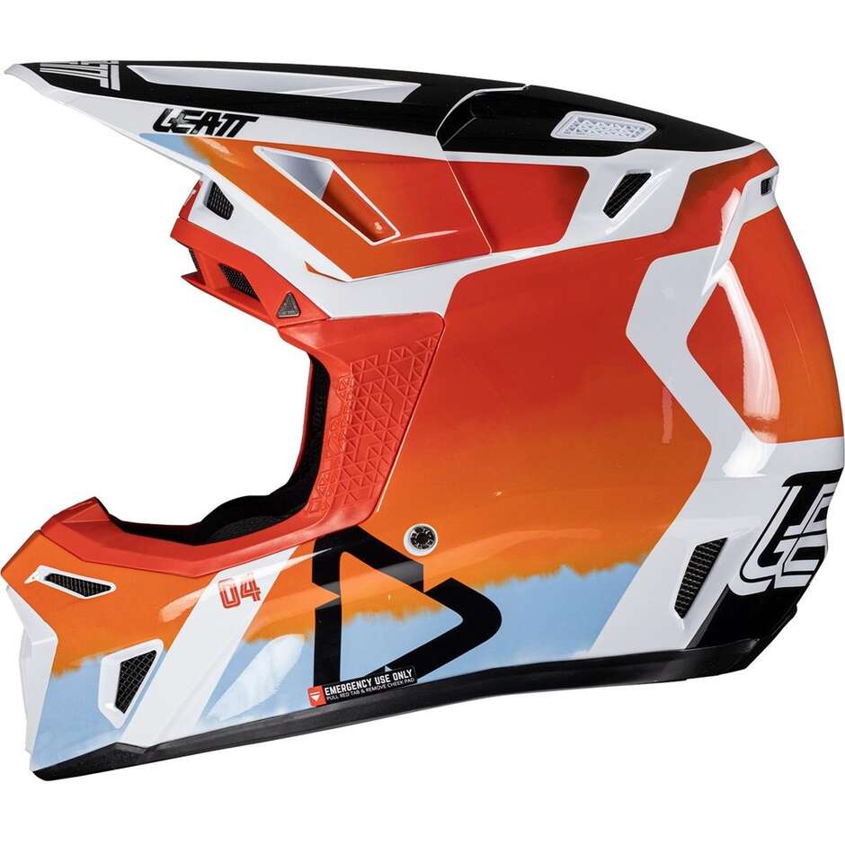 Leatt Moto Cross Helmet KIT MOTO 8.5 V25 GLAMIS Multicoloured