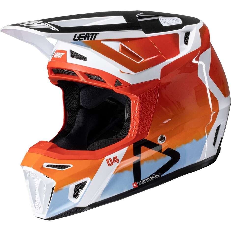 Leatt Moto Cross Helmet KIT MOTO 8.5 V25 GLAMIS Multicoloured