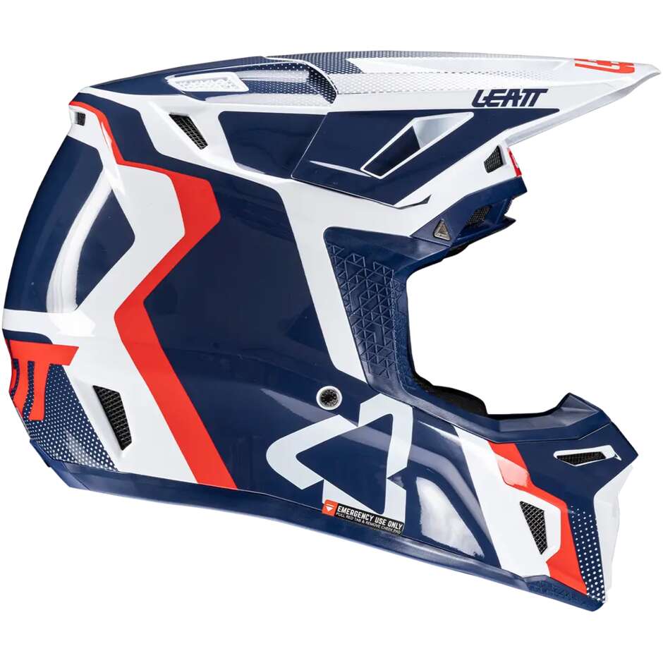 Leatt Moto Cross Helmet KIT MOTO 8.5 V25 ROYAL Blue