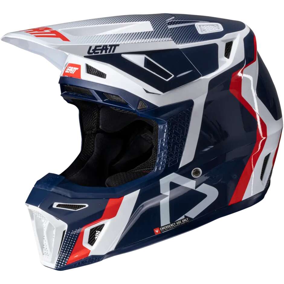 Leatt Moto Cross Helmet KIT MOTO 8.5 V25 ROYAL Blue