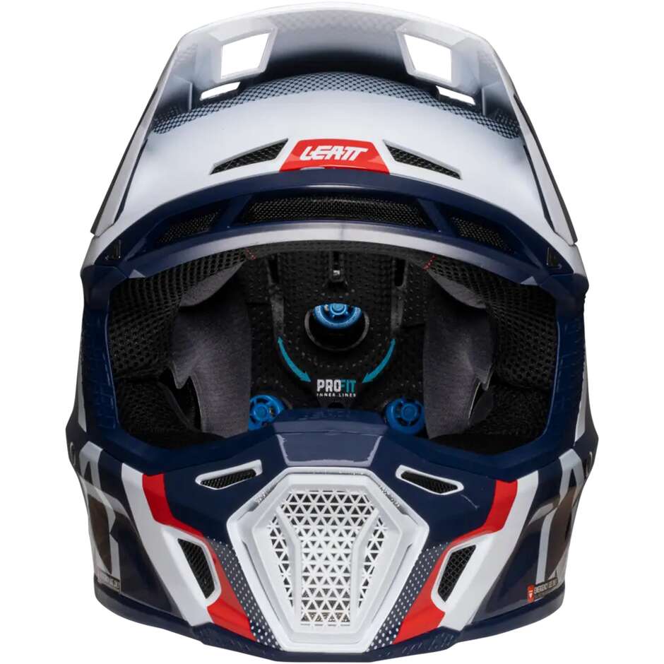 Leatt Moto Cross Helmet KIT MOTO 8.5 V25 ROYAL Blue