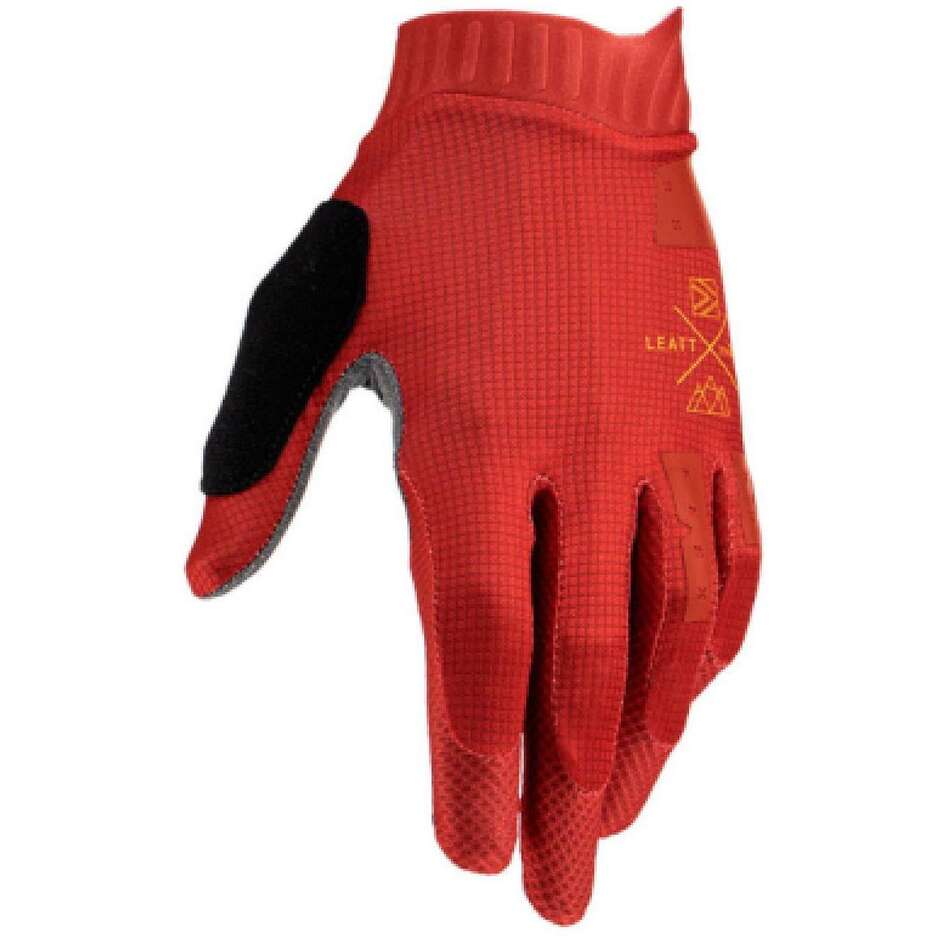 Leatt MTB 1.0 GRIPR WOMEN Rote Damen MTB-Handschuhe