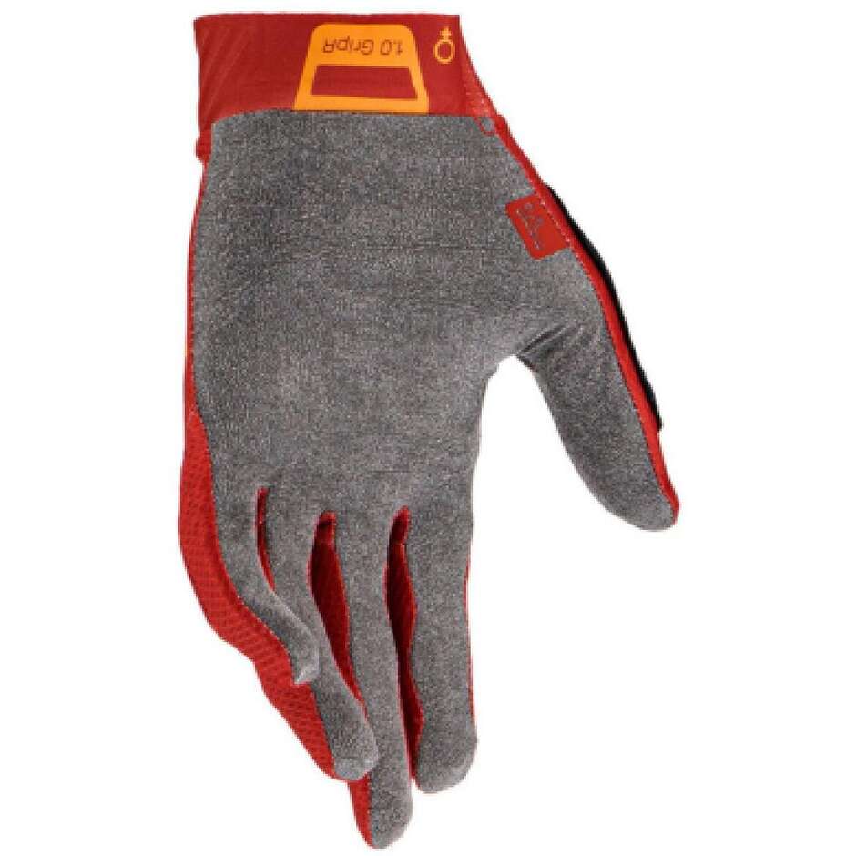 Leatt MTB 1.0 GRIPR WOMEN Rote Damen MTB-Handschuhe