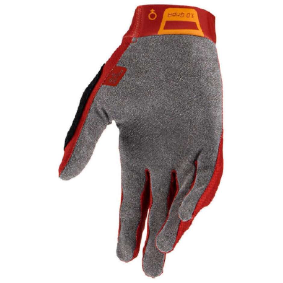 Leatt MTB 1.0 GRIPR WOMEN Rote Damen MTB-Handschuhe