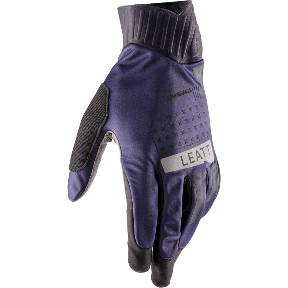 Leatt MTB 2.0 WindBlock Blue Glove
