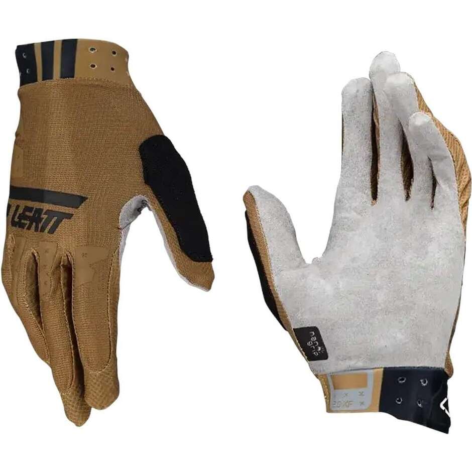 Leatt MTB 2.0 X-FLOW Brown MTB Gloves