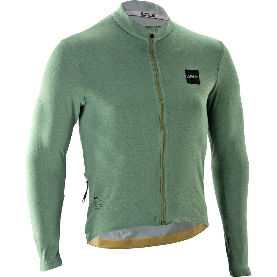 Leatt Mtb Endurance 4.0 Long Sleeve Green Jersey