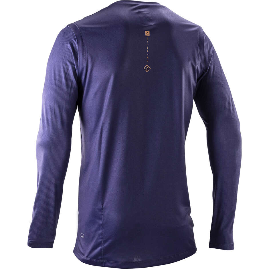 Leatt MTB Trail 6.0 Cargo Langarmtrikot Blau