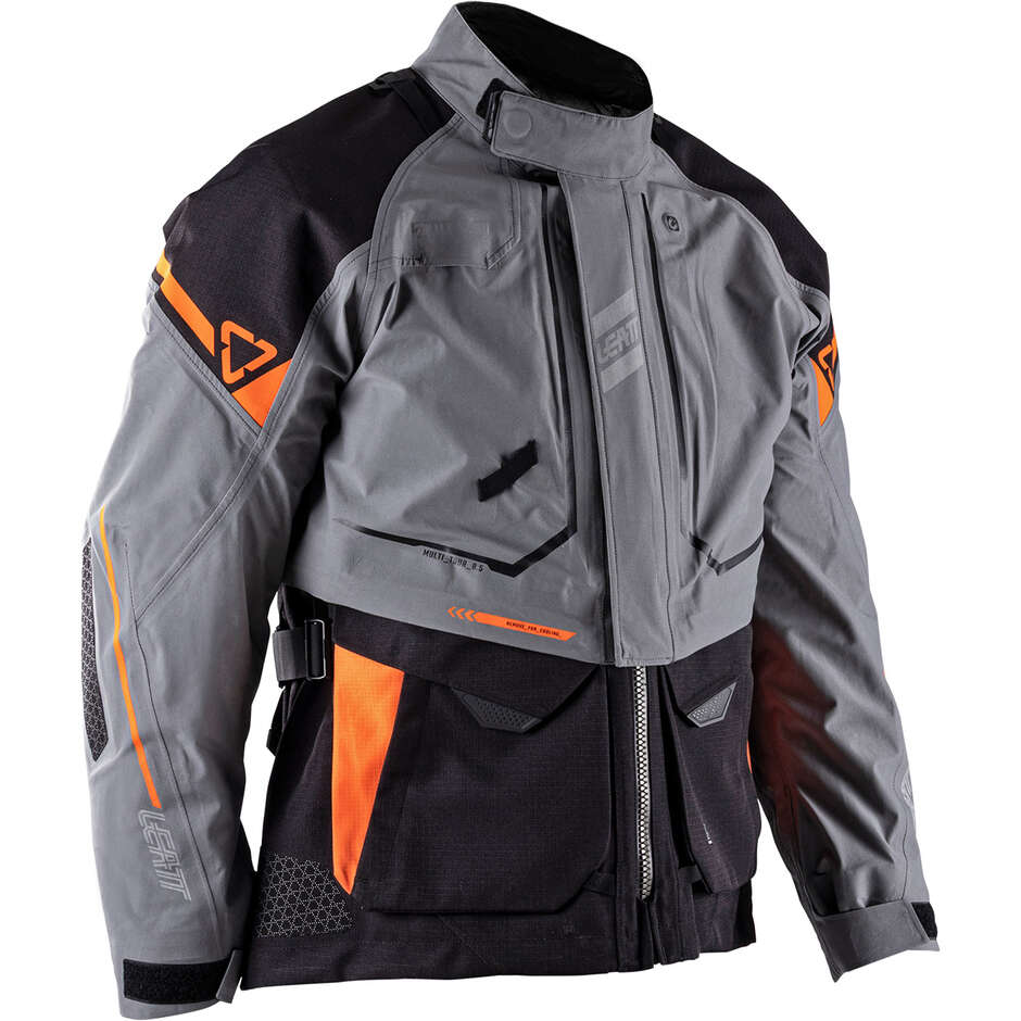 Leatt MultiTour 8.5 ADV Motorradjacke Eisengrau