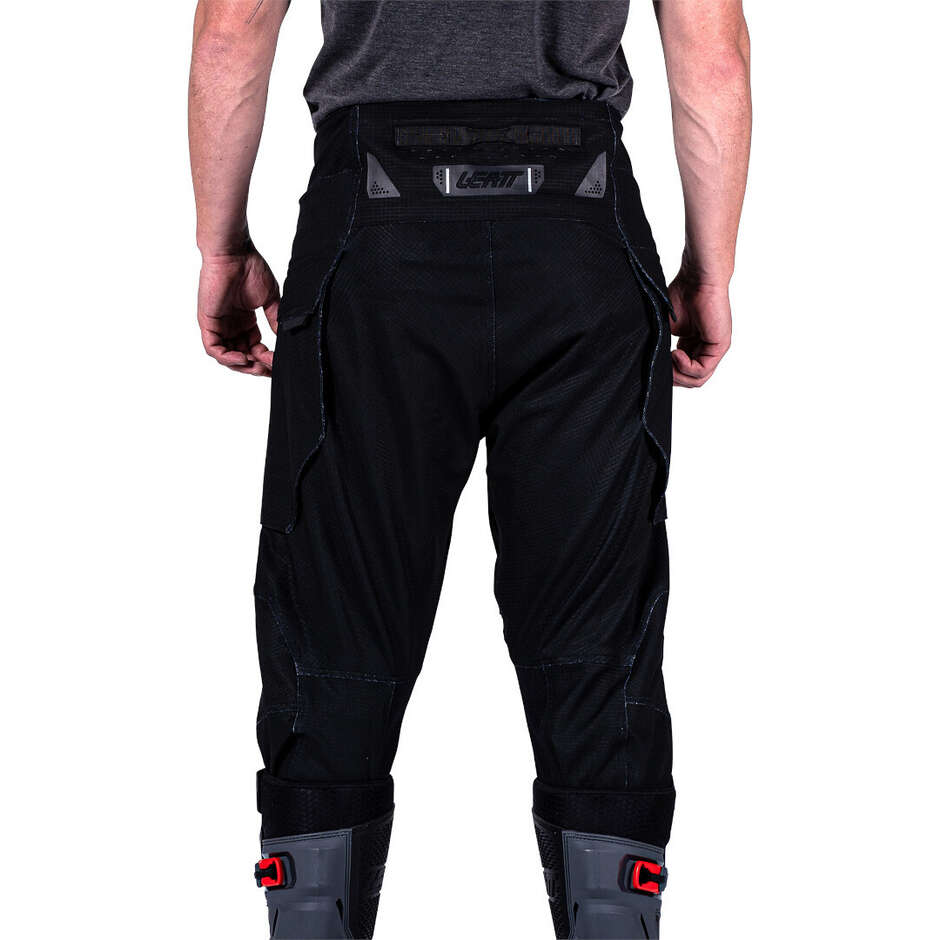 Leatt PANT ADV RALLY 5.5 Schwarze Adventure-Motorradhose