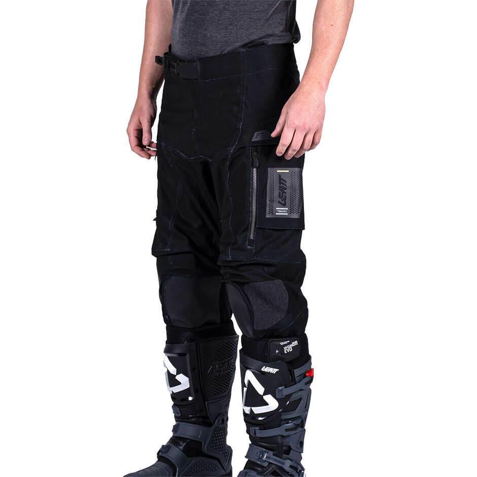 Leatt PANT ADV RALLY 5.5 Schwarze Adventure-Motorradhose