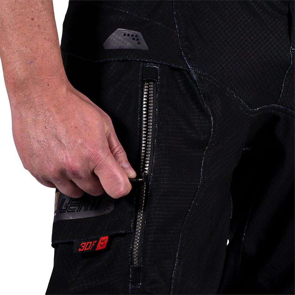 Leatt PANT ADV RALLY 5.5 Schwarze Adventure-Motorradhose