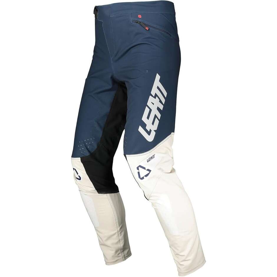 Leatt PANT MTB GVITY 4.0 JR M/EU130/140CM ONYX White Blue Red Mtb Pants Boy