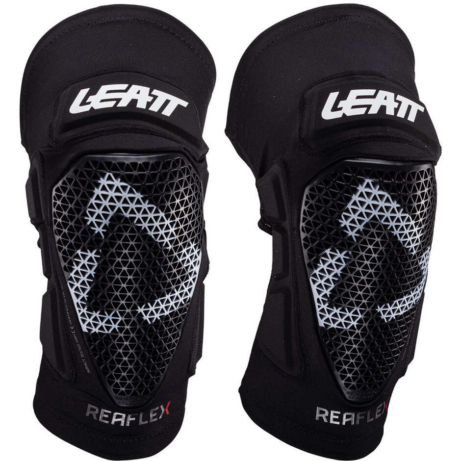 Leatt REAFLEX PRO Motorrad-Knieorthese Schwarz