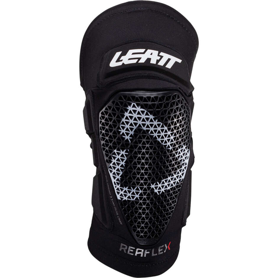 Leatt REAFLEX PRO Motorrad-Knieorthese Schwarz
