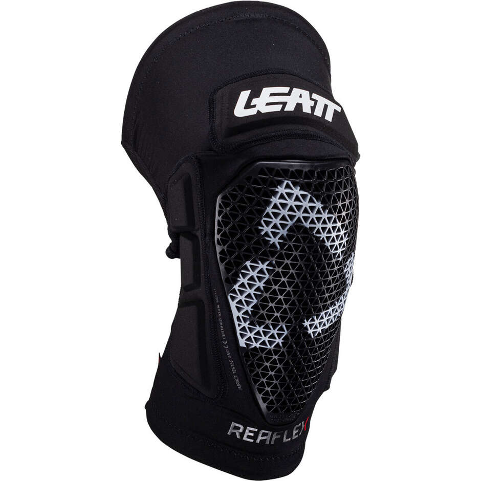Leatt REAFLEX PRO Motorrad-Knieorthese Schwarz