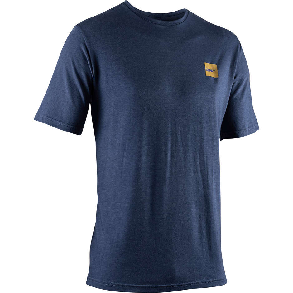 Leatt Tech T-Shirt Breathable Technical T-Shirt Blue