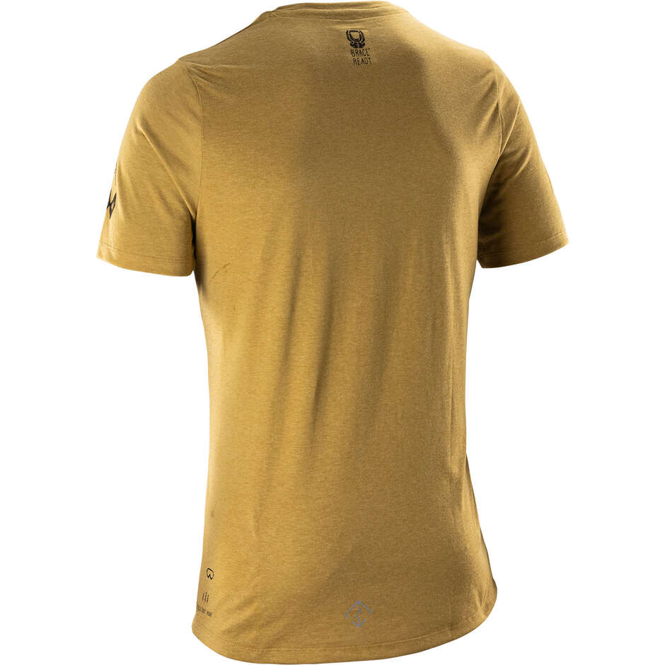 Leatt Tecnica MTB Gravity 3.0 Jersey – Atmungsaktiv für Enduro- und Trail-Fahrten, Braun