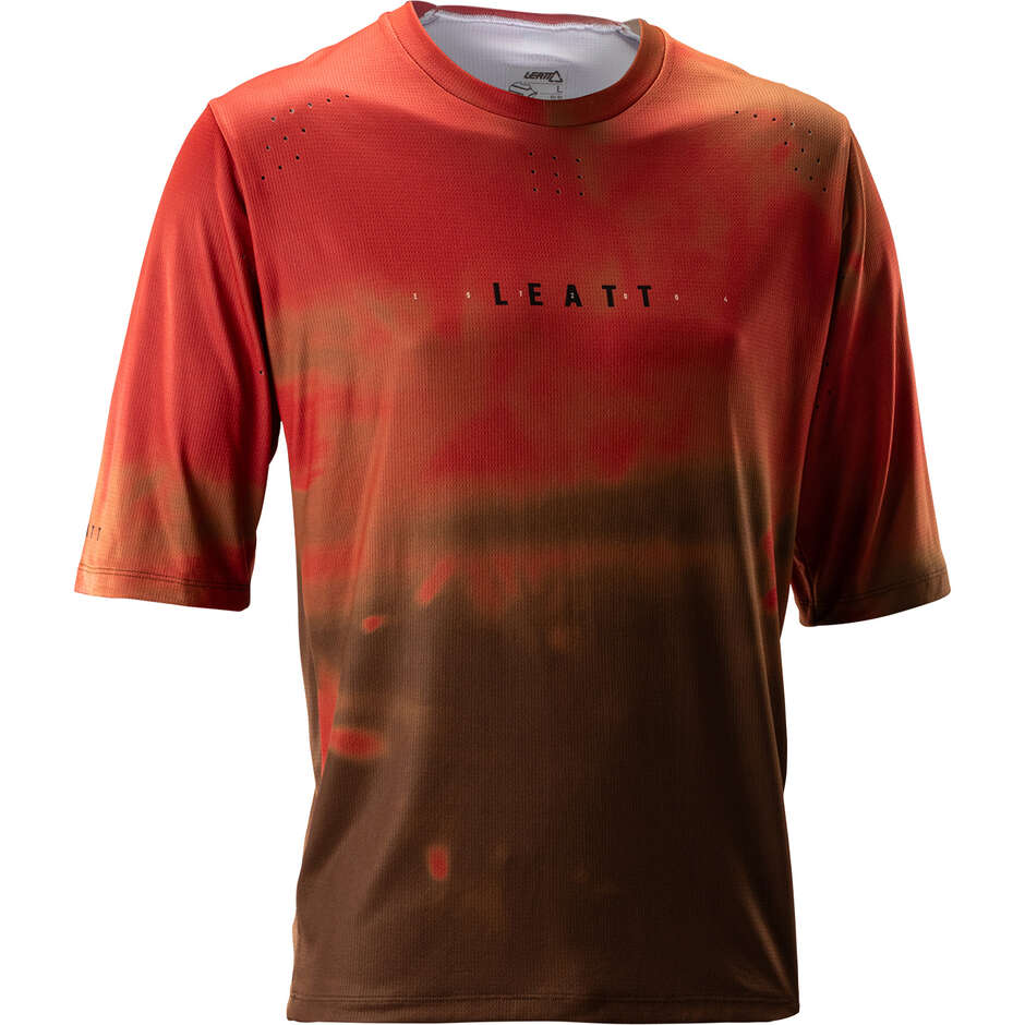 Leatt Tecnica MTB Gravity 4.0 Jersey - Breathable for Enduro and Downhill Red