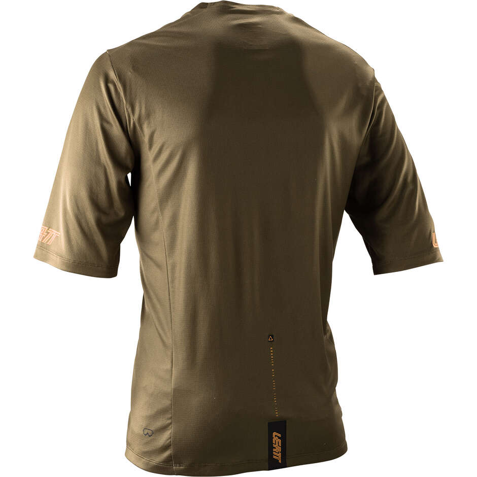 Leatt Tecnica MTB Gravity 4.0 Jersey – Atmungsaktiv für Enduro und Downhill, Braun