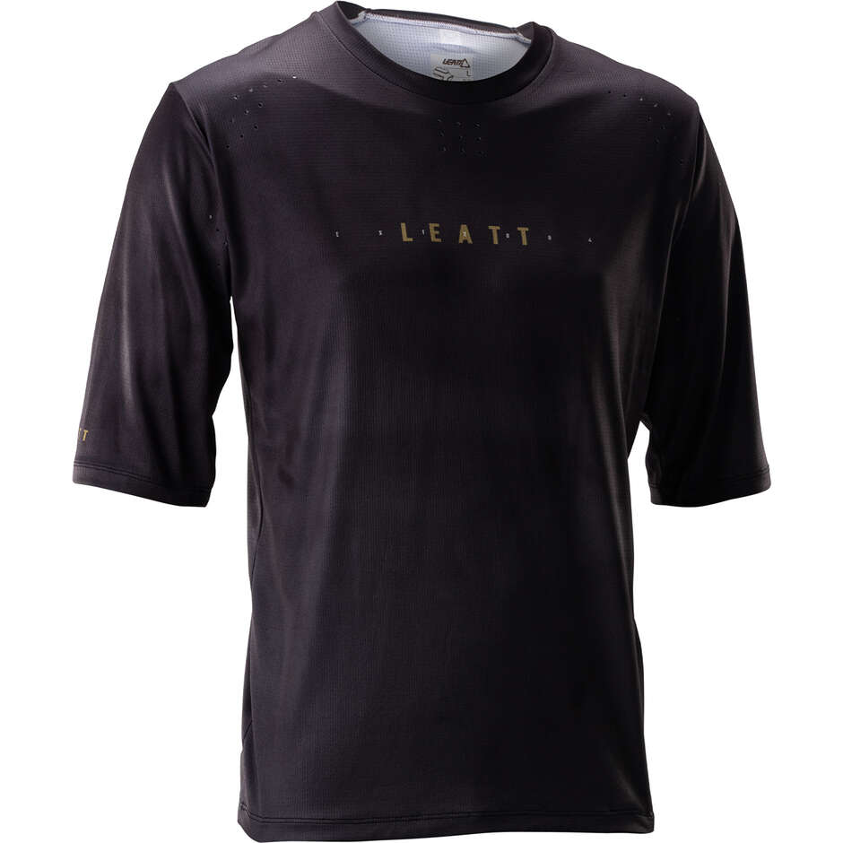 Leatt Tecnica MTB Gravity 4.0 Jersey – Atmungsaktiv für Enduro und Downhill, Schwarz