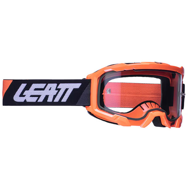 Leatt VELOCITY 4.5 Cross Enduro Motorradmaske Orange Neon-Klarglas 83%