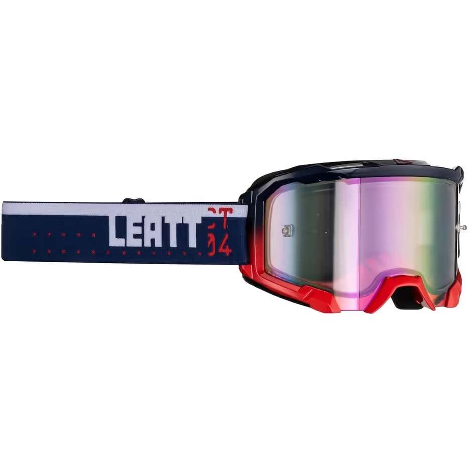 Leatt Crossbrille Velocity 4.5 IRIZ Aqua/Purple | Maciag Offroad