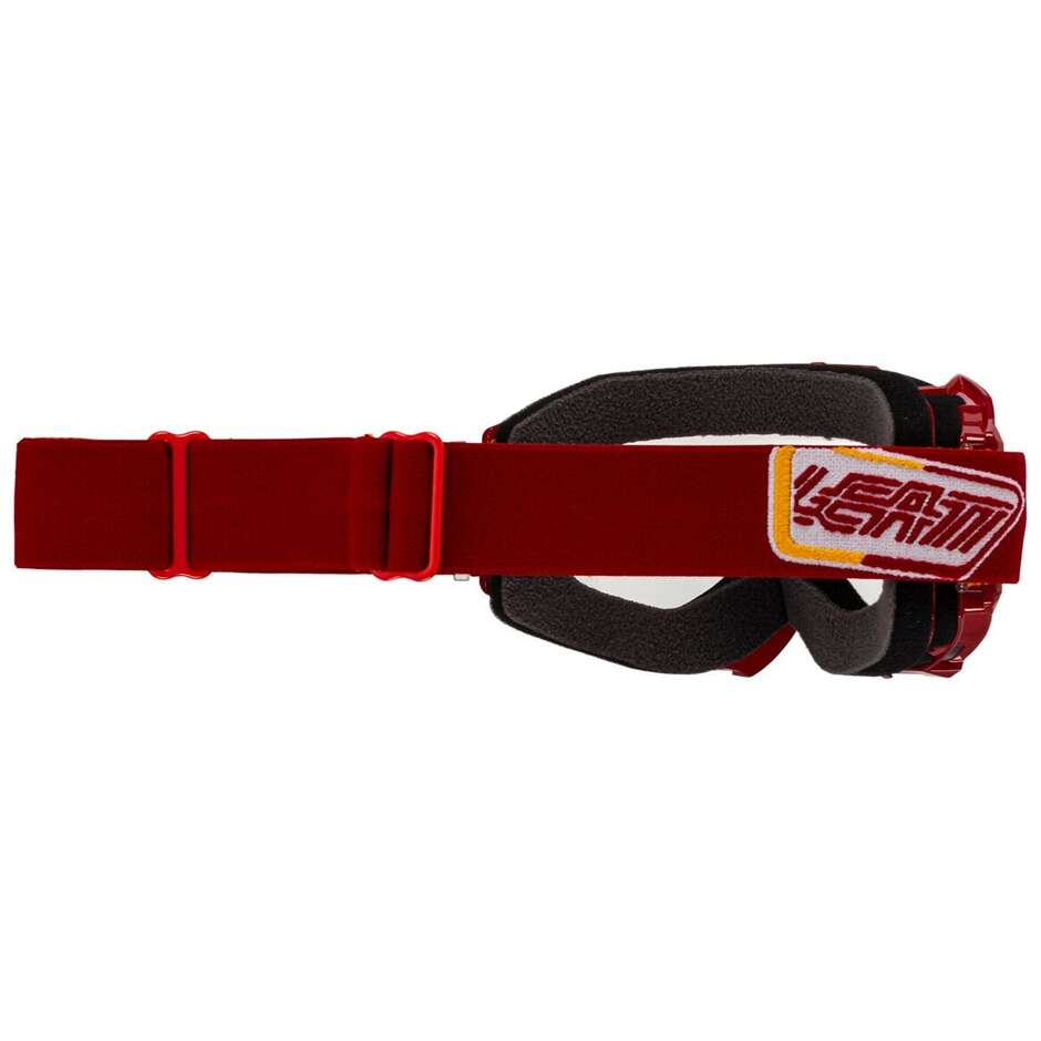Leatt VELOCITY 4.5 RUBY CLEAR 83VLT Rote Motocross-Maske