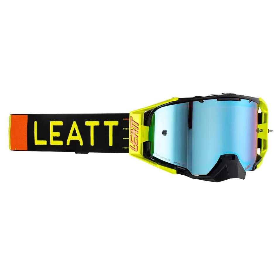 Leatt VELOCITY 6.5 CITRUS Iriz Blue Cross Enduro Motorradbrille