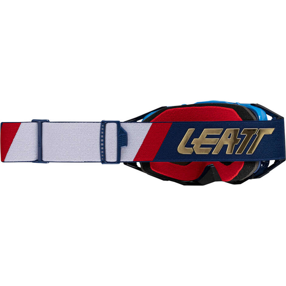 Leatt VELOCITY 6.5 CRYZTAL IRIZ ROYAL FUCHSIA 22VLT Blaue Motocross-Maske