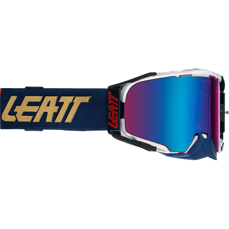 Leatt Velocity 6.5 Iriz Königsblaues Kreuz Enduro Motorradbrille