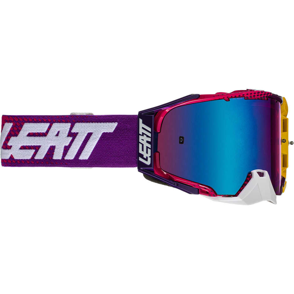 Leatt Velocity 6.5 Iriz United Blue Cross Enduro Motorcycle Goggles