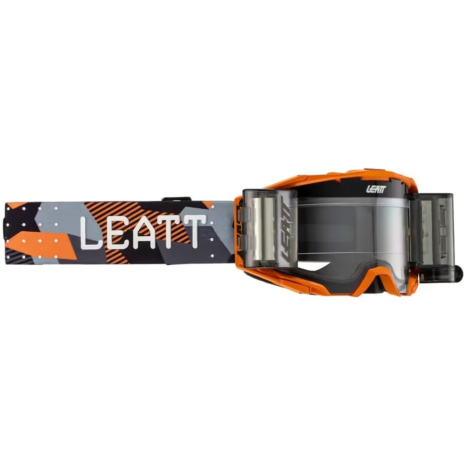 Leatt VELOCITY 6.5 ORANGE Roll-Off Transparent Moto Cross Enduro Goggles