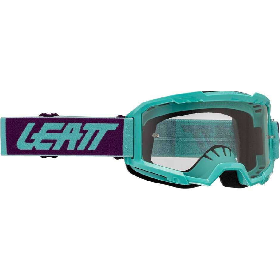 Leatt VIZION 2.5 AQUA CLEAR 90VLT Motocross Mask Blue