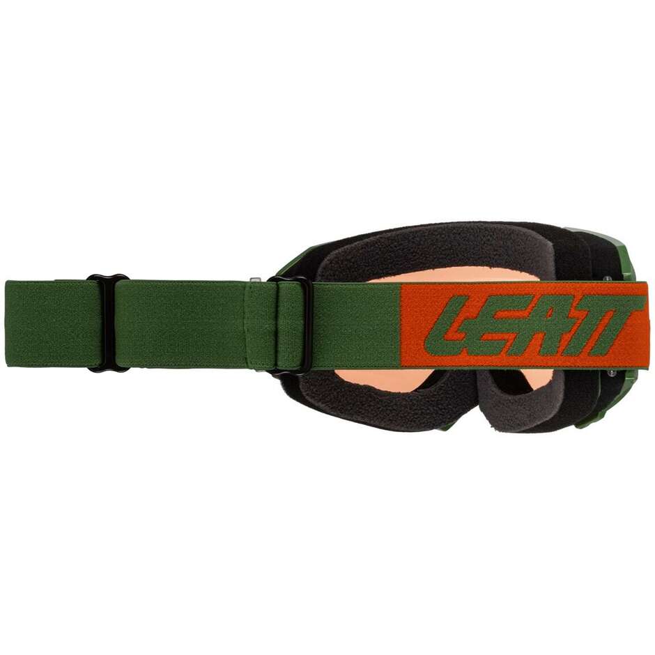 Leatt VIZION 2.5 FOREST ORANGE 60VLT Orange Green Motocross Mask
