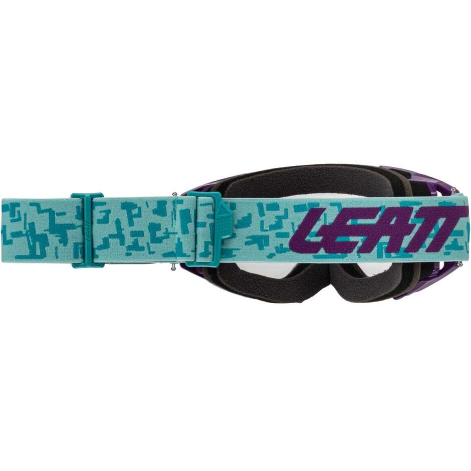 Leatt VIZION 3.5 PURPLE CLEAR 90VLT Lila Motocross-Maske