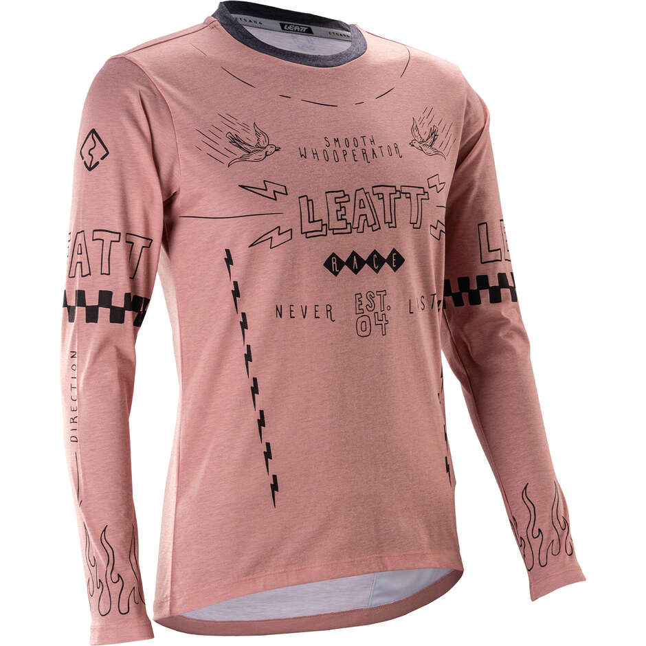 Leatt Women's Technical MTB Gravity 3.0 Long Sleeve Jersey - for Enduro and Trail Pink