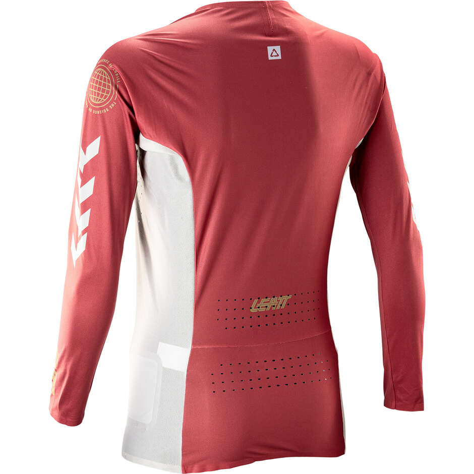 Leatt Women's Technical MTB Gravity 5.0 Jersey - for Enduro and Downhill Red