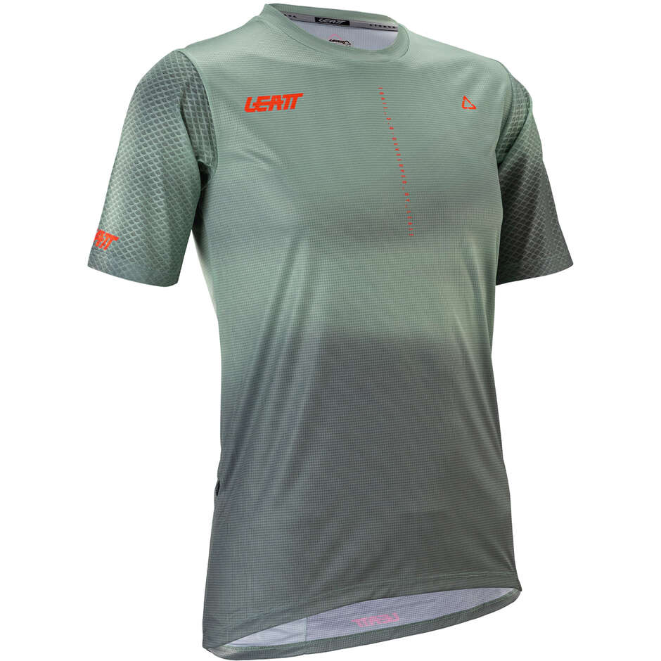 Leatt Women's Tecnica MTB Trail 3.0 Jersey - Breathable Trail and All-Mountain Green