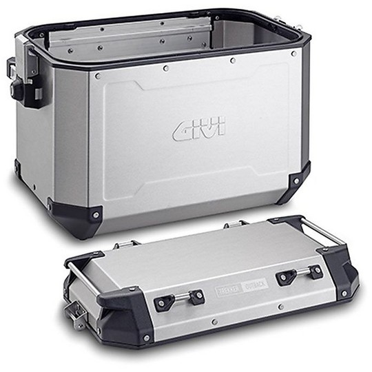 Left Side Monokey Suitcase Cam-Side Givi TREKKER OUTBACK 48 Lt. OBKN48 Aluminum
