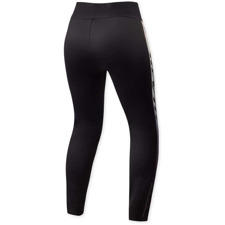 Leggings Moto Donna Rev'it Talia Ladies Nero Bianco Allungato