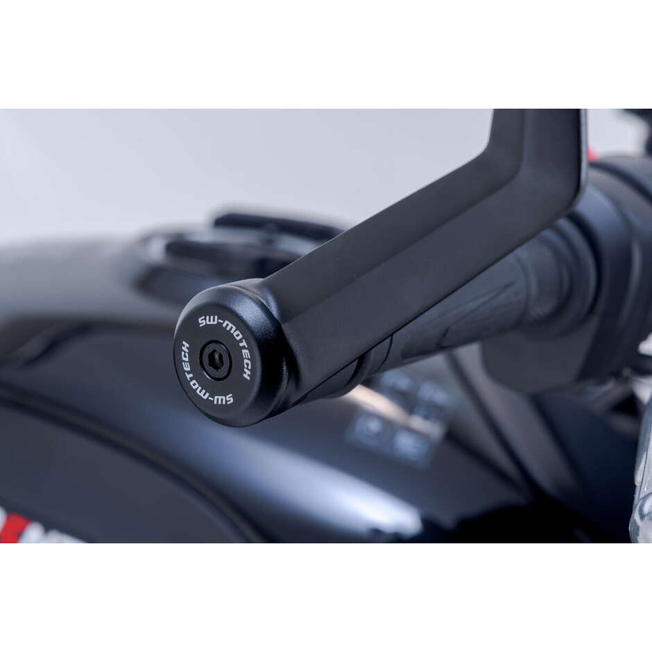 Lenkerenden-Motorradspiegel Sw-Motech MIR.11.842.10000 Für TRIUMPH Street Triple765 R (17-24); Speed Triple1050 (19-20); Trident660 (21-24); Speed Twin1200 (22-24)