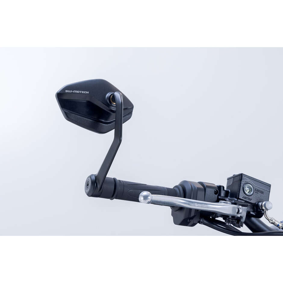 Lenkerenden-Motorradspiegel Sw-Motech MIR.11.842.10000 Für TRIUMPH Street Triple765 R (17-24); Speed Triple1050 (19-20); Trident660 (21-24); Speed Twin1200 (22-24)
