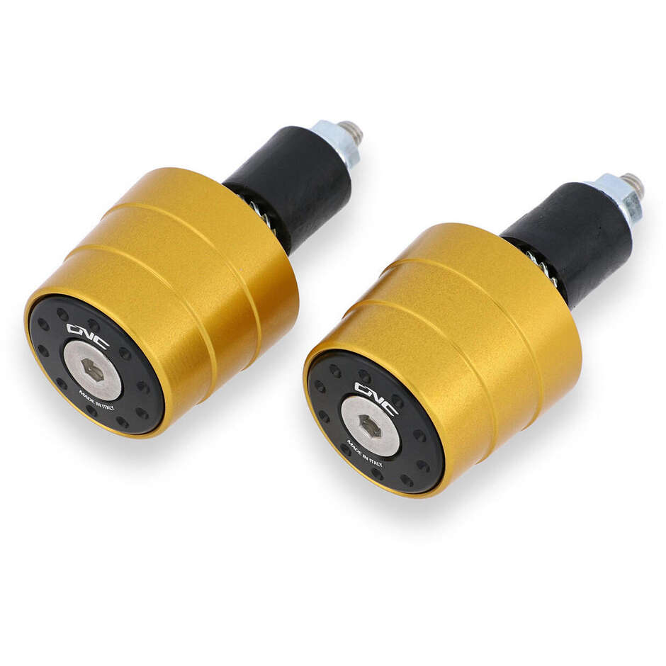 Lenkerendengewichte CM231 BI-COLOR CNC Racing Gold
