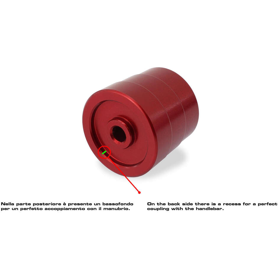 Lenkerendengewichte CM231 BI-COLOR CNC Racing Gold